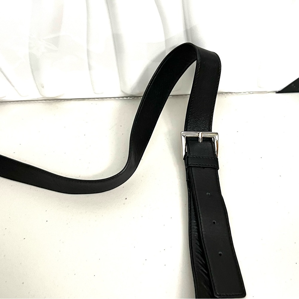 Maxx New York Black 100% Cow Leather Purse Shoulder Bag - Picture 8 of 14